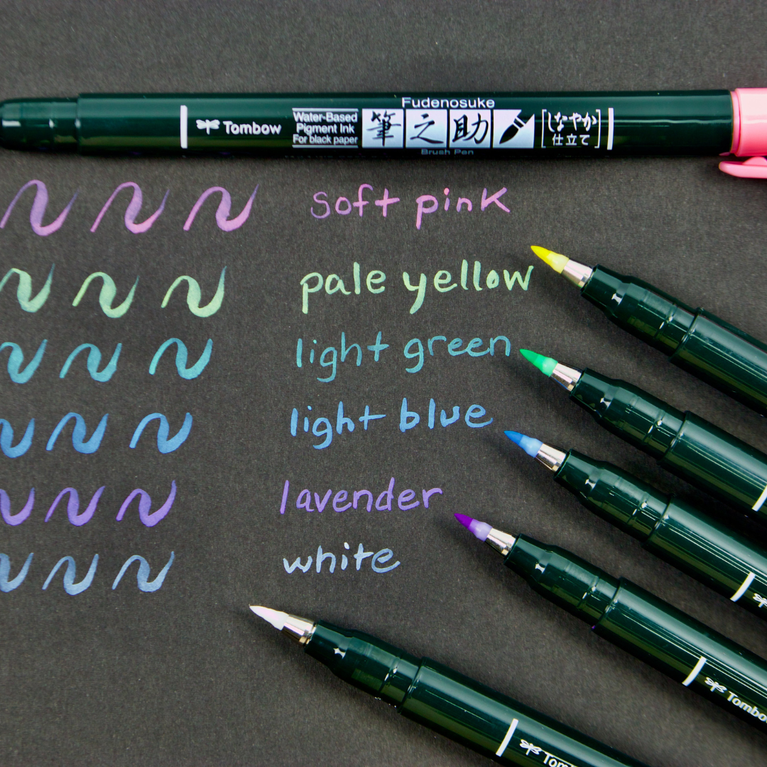 Tombow Fudenosuke Brush Pen - Soft - Single