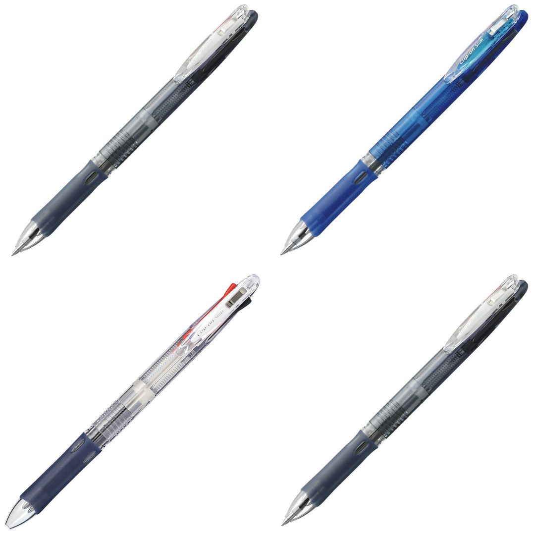 Zebra Clip-On Slim 3 Color 0.7 mm Ballpoint Multi Pen