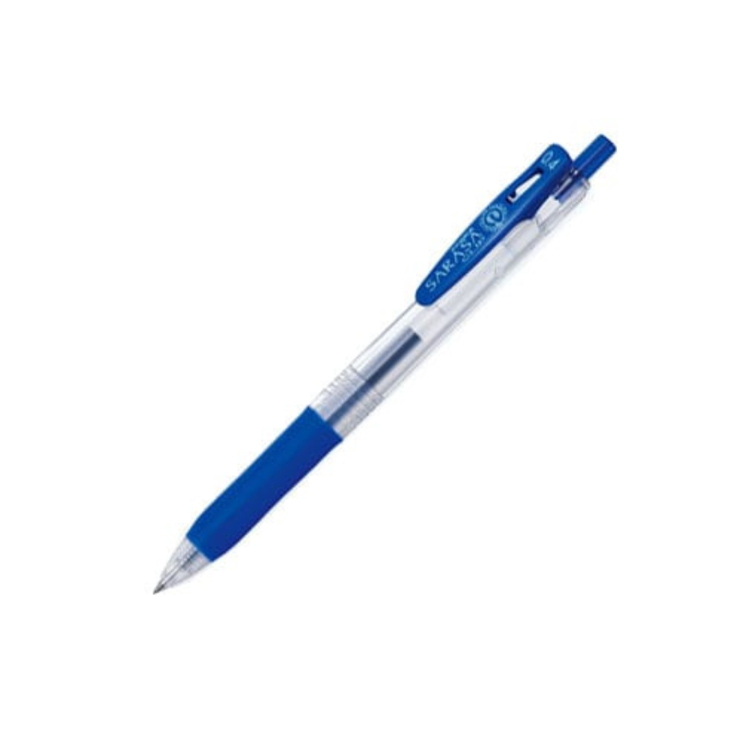 Zebra Sarasa Clip Gel Pen & Refill 0.4/0.5/0.7 & 1.0 mm - Blue