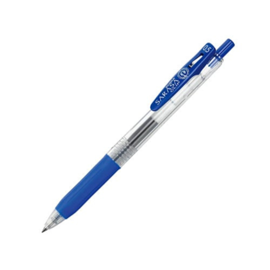 Zebra Sarasa Clip Gel Pen & Refill 0.4/0.5/0.7 & 1.0 mm - Blue