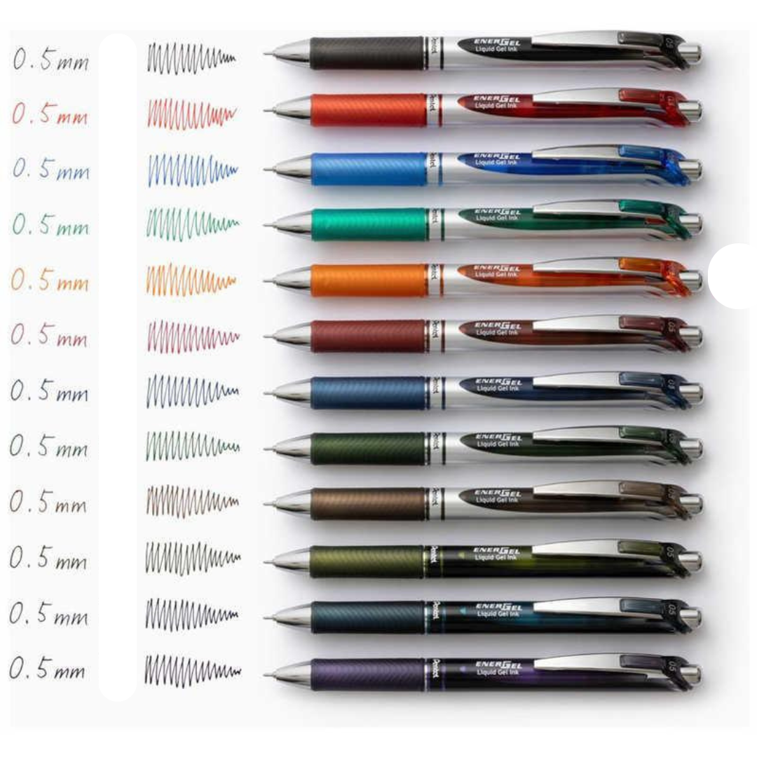 Pentel EnerGel RTX Gel Pen & Refill - 0.5 mm