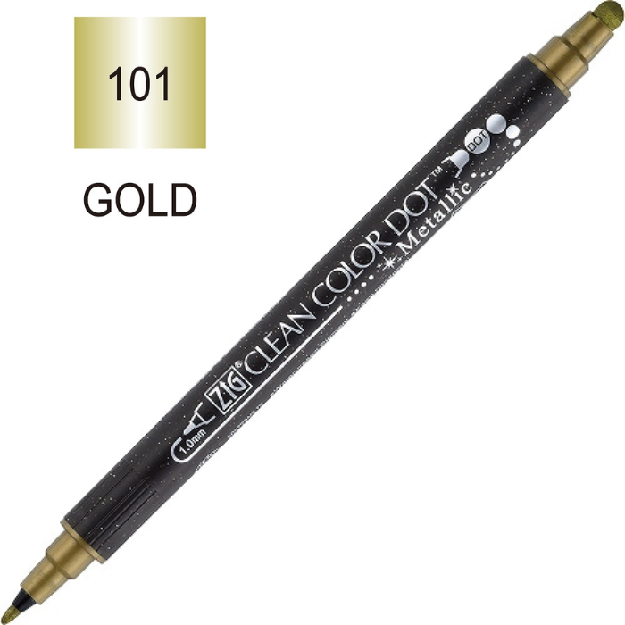 Kuretake ZIG Clean Color Dot Metallic Double-Sided Marker
