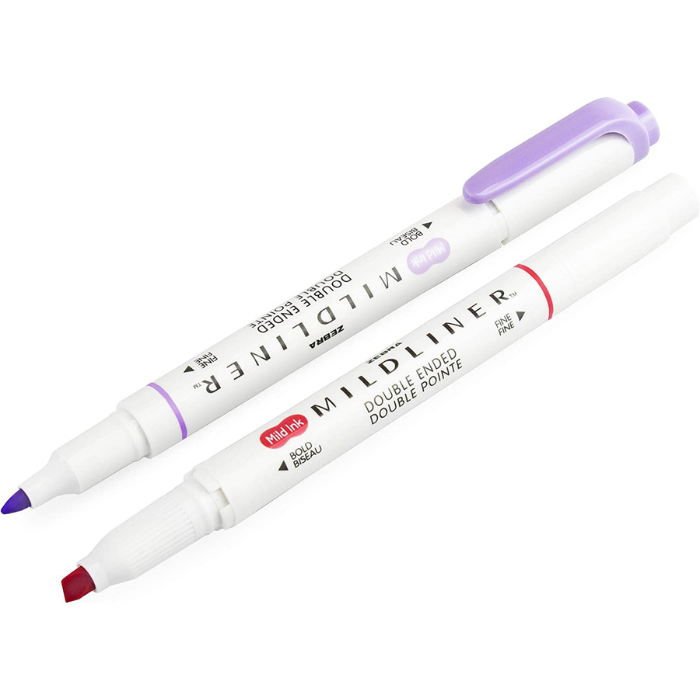 Zebra Mildliner Double-Sided Highlighter Pastel Set