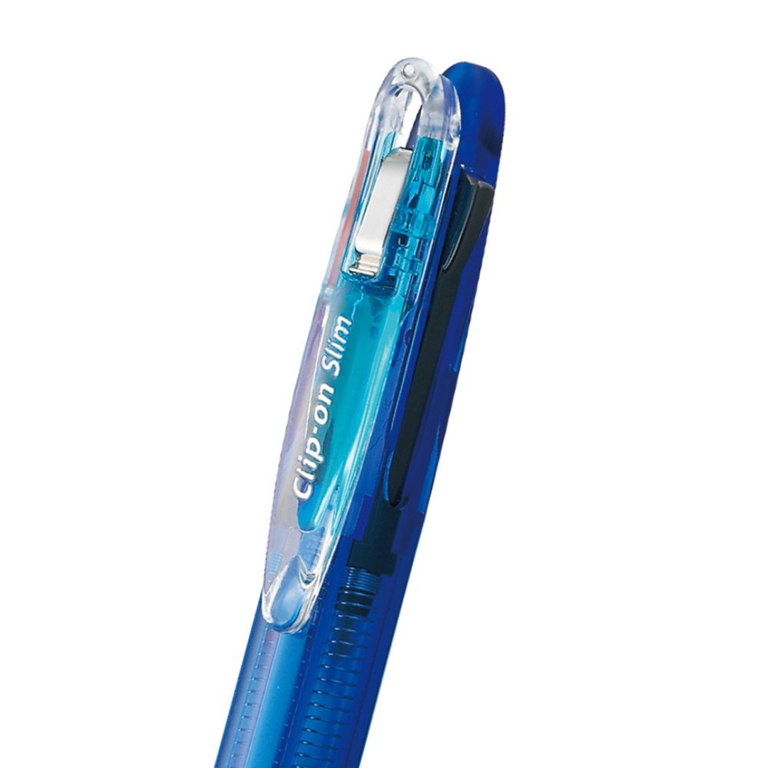 Zebra Clip-On Slim 3 Color 0.7 mm Ballpoint Multi Pen