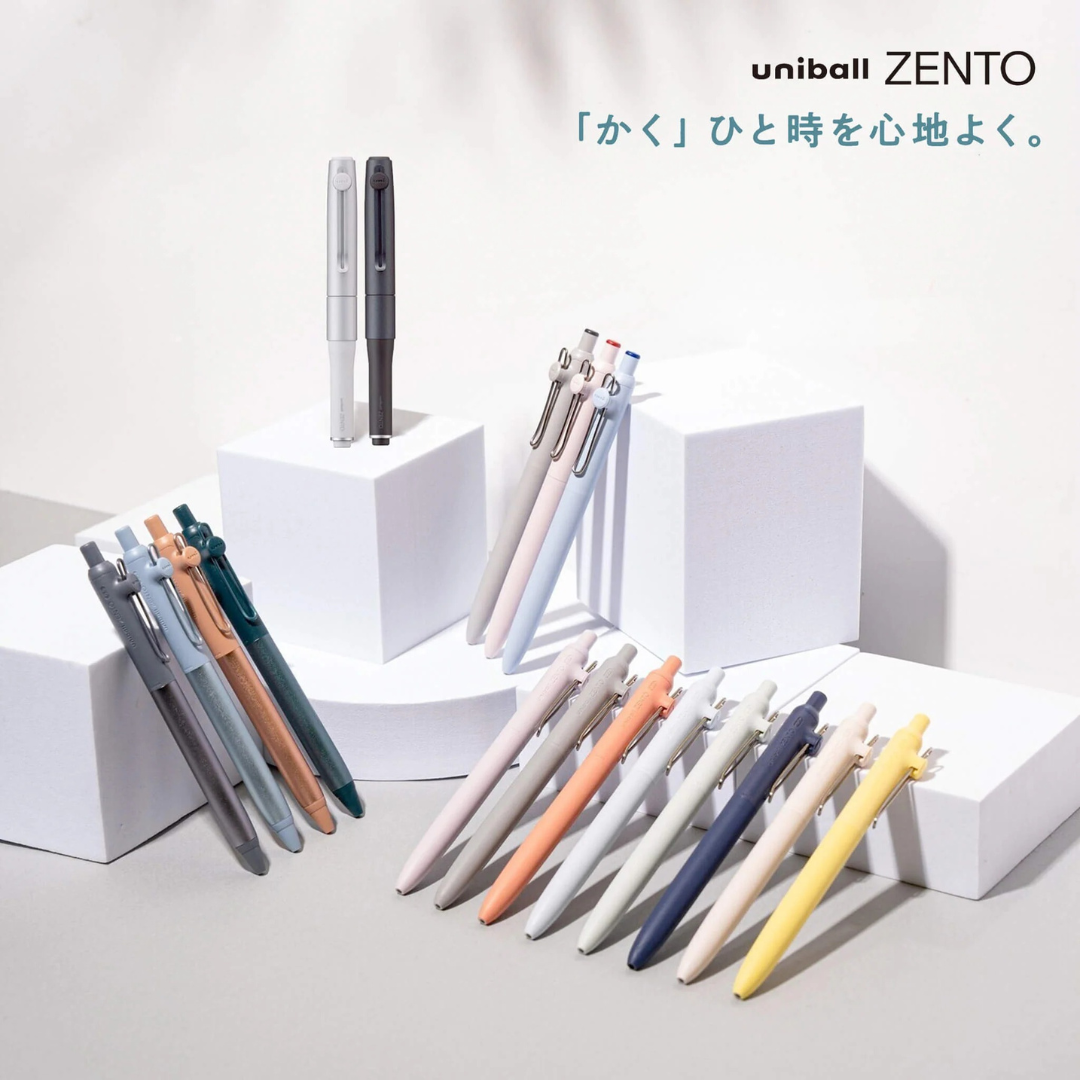 Uniball Zento Gel Pen Standard Model Black Ink - 0.5 mm