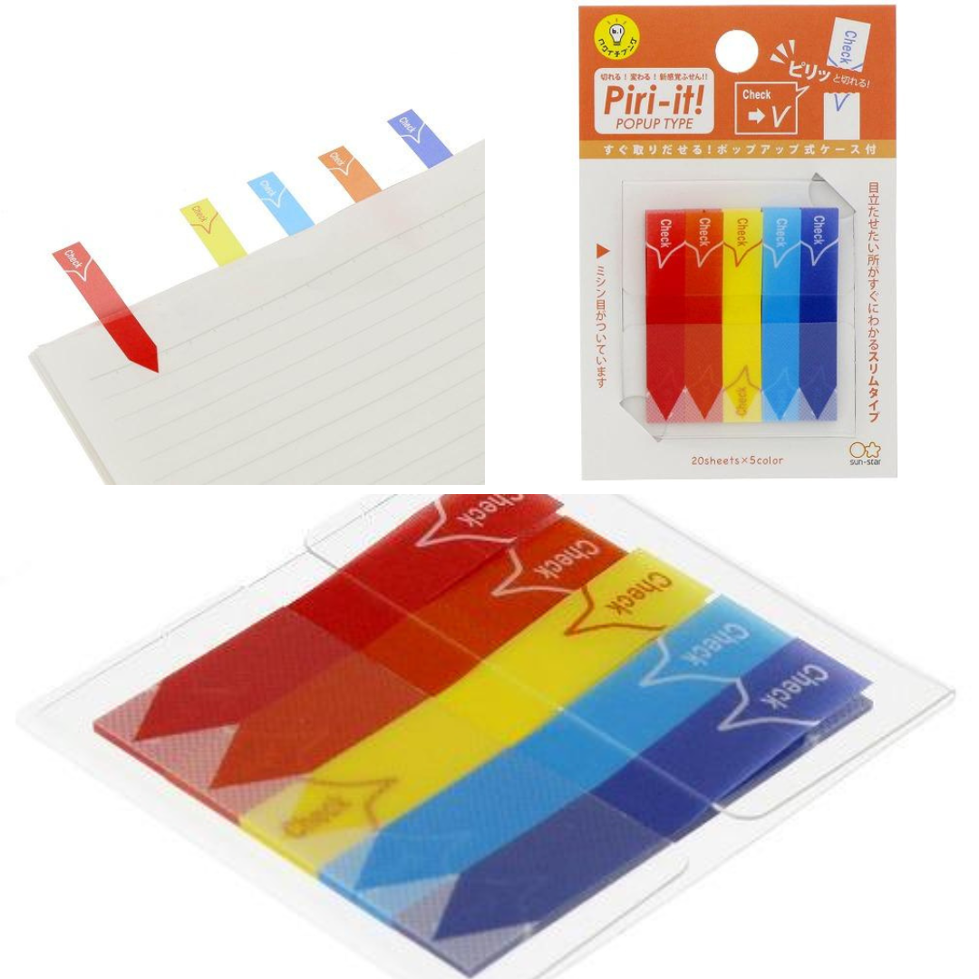 Sun-Star Piri-it Page Markers Pop Up Type