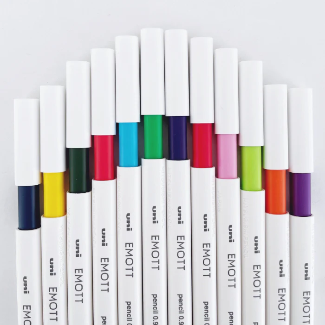 Uni EMOTT Color Lead - 0.9 mm - 4 Color Set