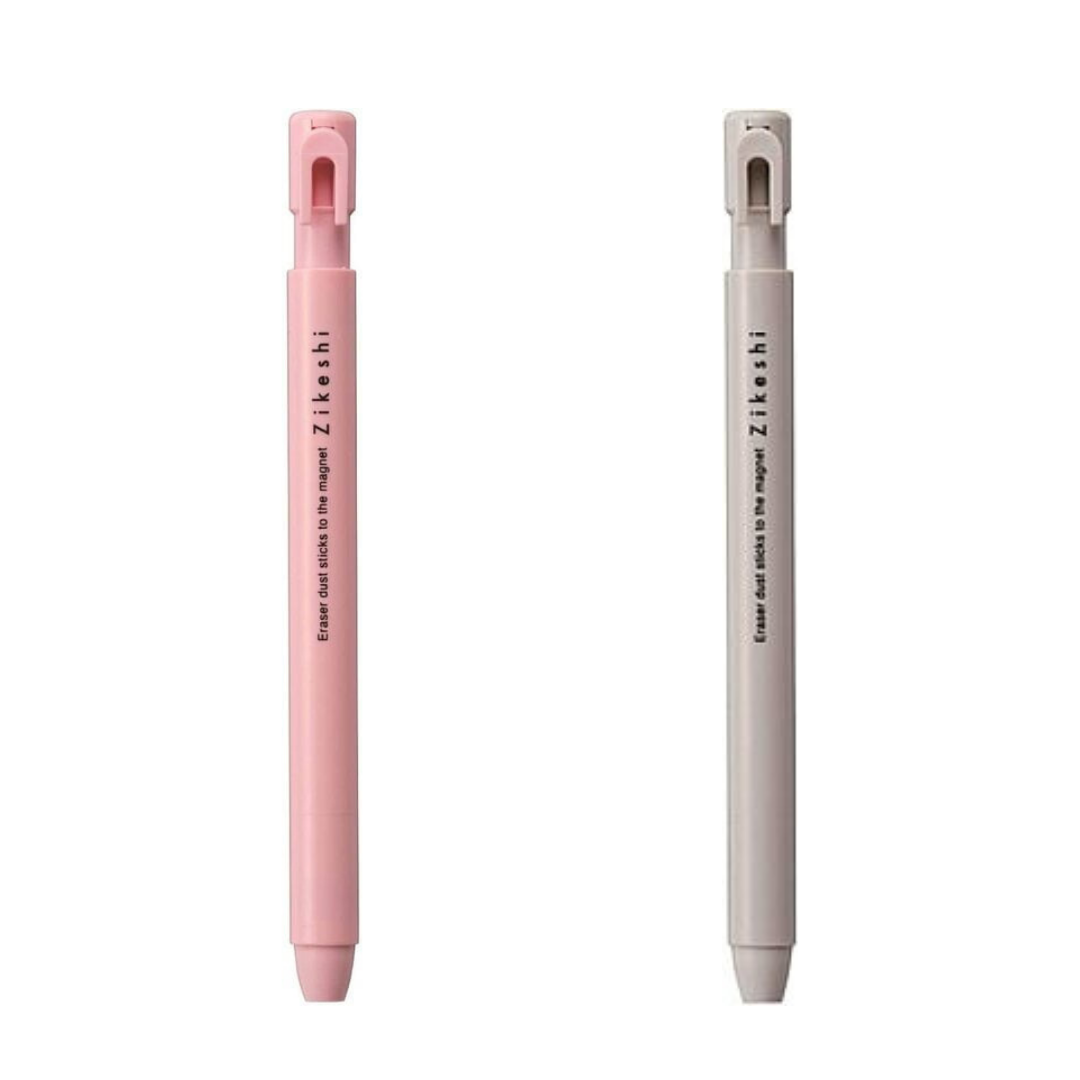 Kutsuwa Pen Zi Keshi Knock Type Magnet Eraser Pink