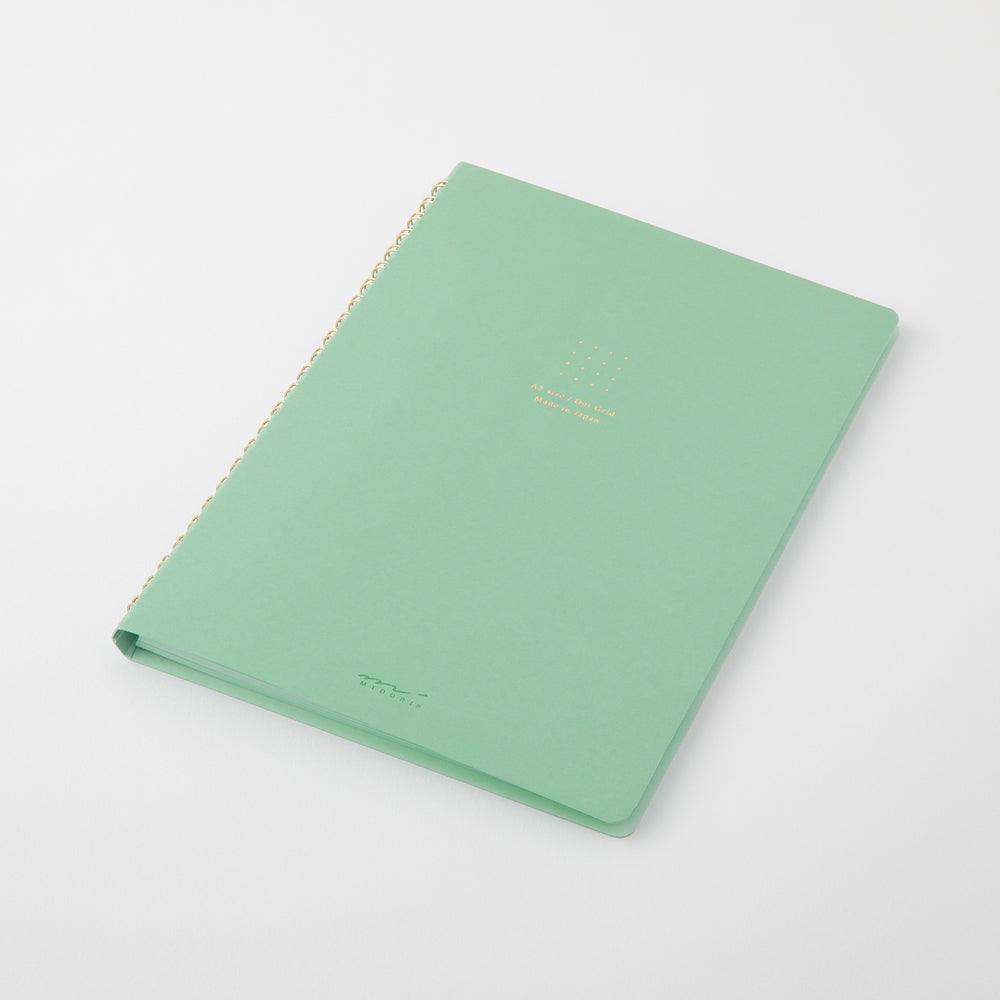 Midori Dot Colour Ring Notebook - A5 - 120 Pages