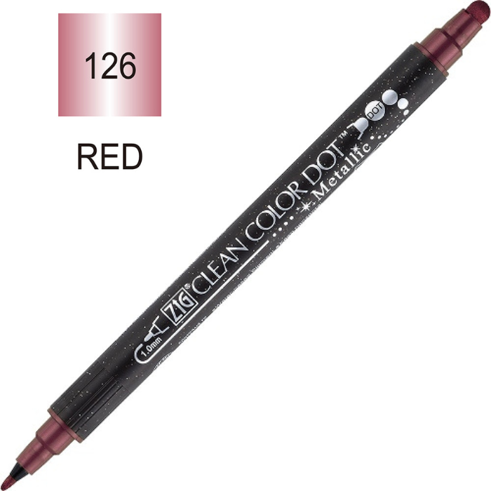 Kuretake ZIG Clean Color Dot Metallic Double-Sided Marker
