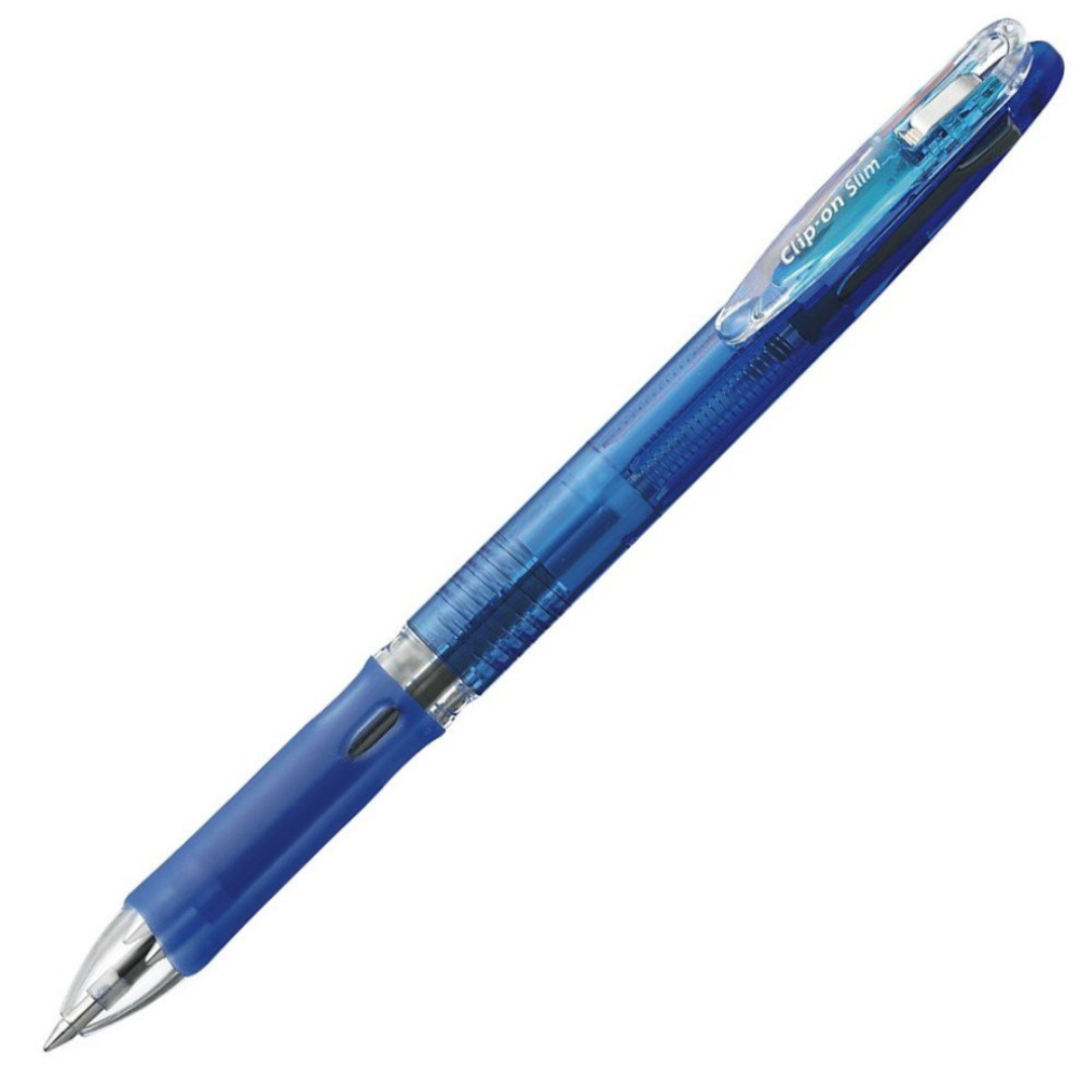 Zebra Clip-On Slim 3 Color 0.7 mm Ballpoint Multi Pen