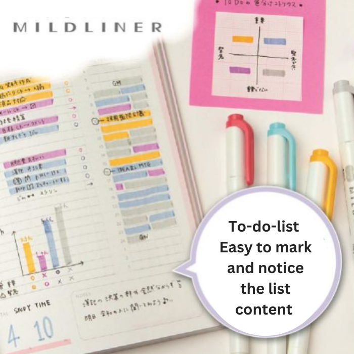 Zebra Mildliner Double-Sided Pastel Highlighter - Single