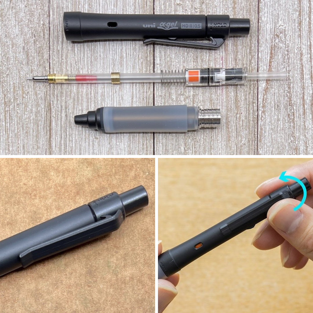 Uni Alpha Gel Switch Mechanical Pencil Pastel Colors - 0.5 mm