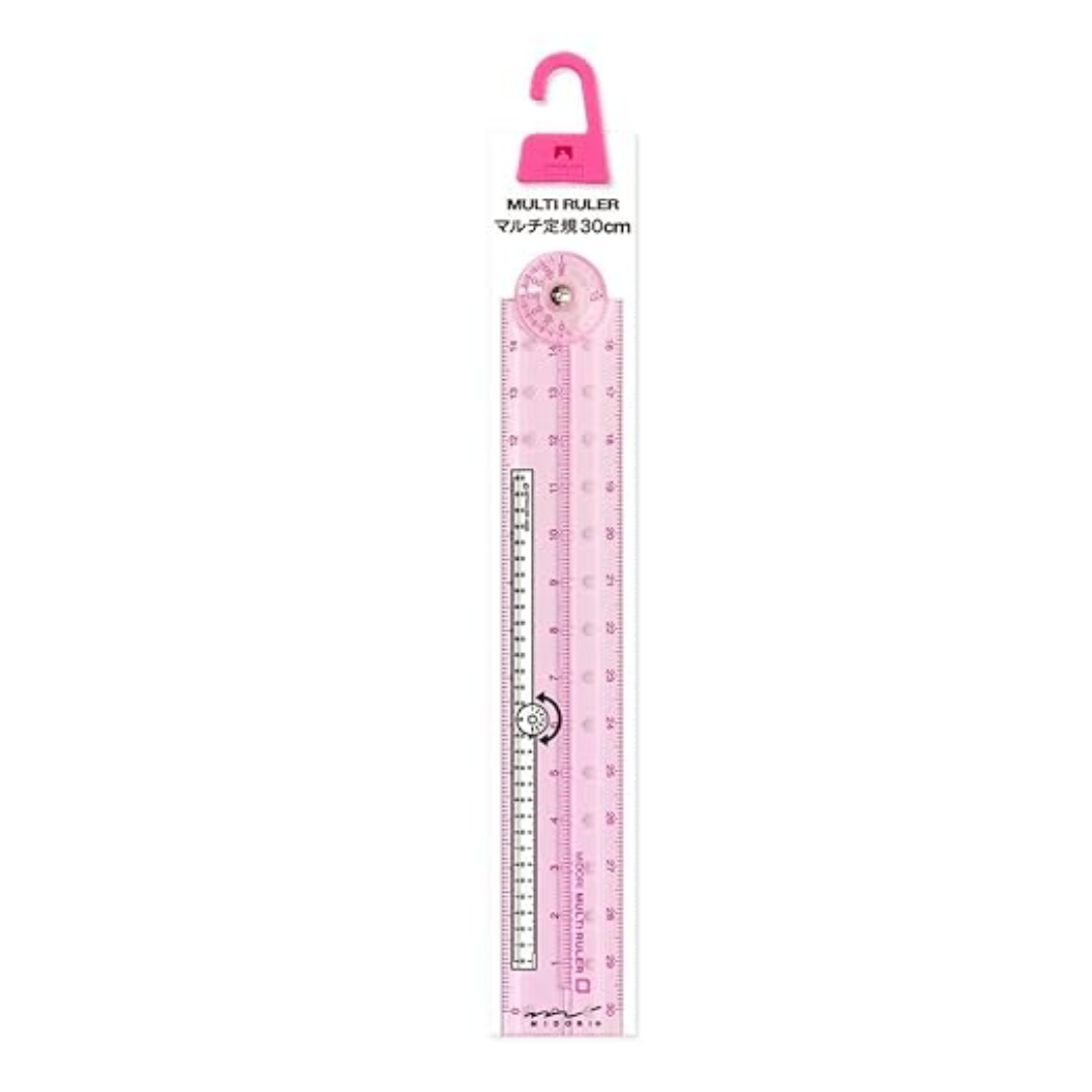 Midori Multi Ruler Pink - 30 Cms