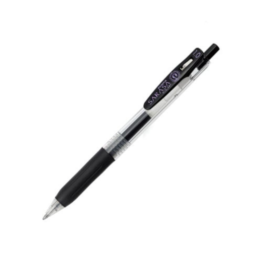 Zebra Sarasa Clip Gel Pen & Refill 0.3/0.4/0.5/0.7 & 1.0 mm - Black