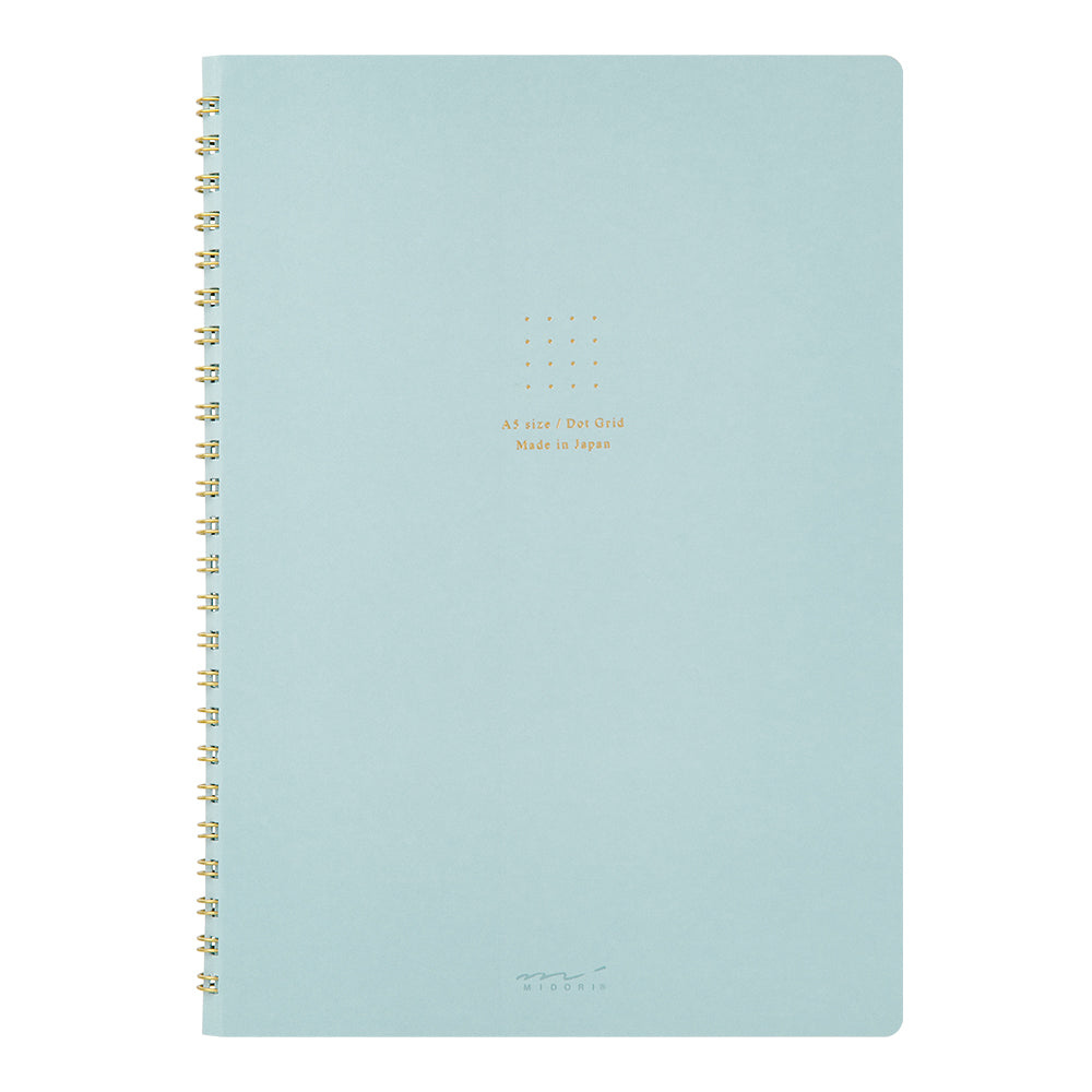 Midori Dot Colour Ring Notebook - A5 - 120 Pages