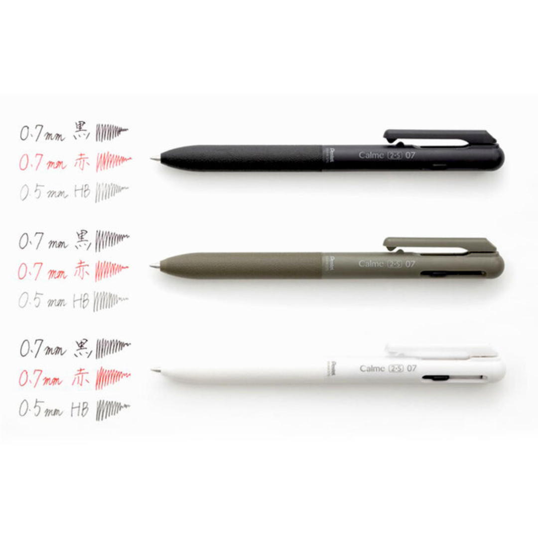 Pentel Calme 2 Color 0.7 mm Ballpoint Multi Pen + 0.5 mm Pencil