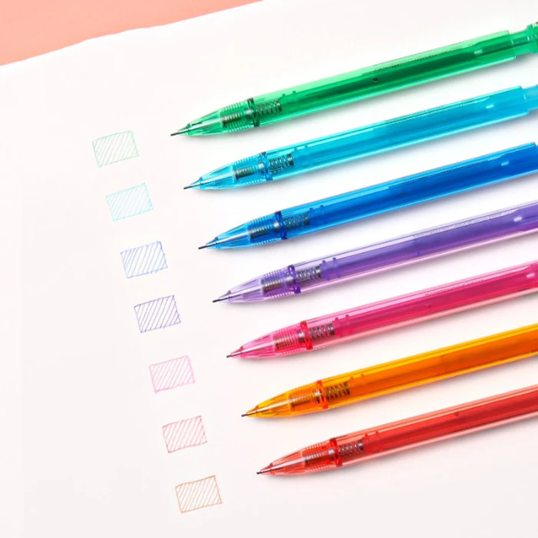 Uni Color Erasable Mechanical Pencil 0.5 & 0.7 mm