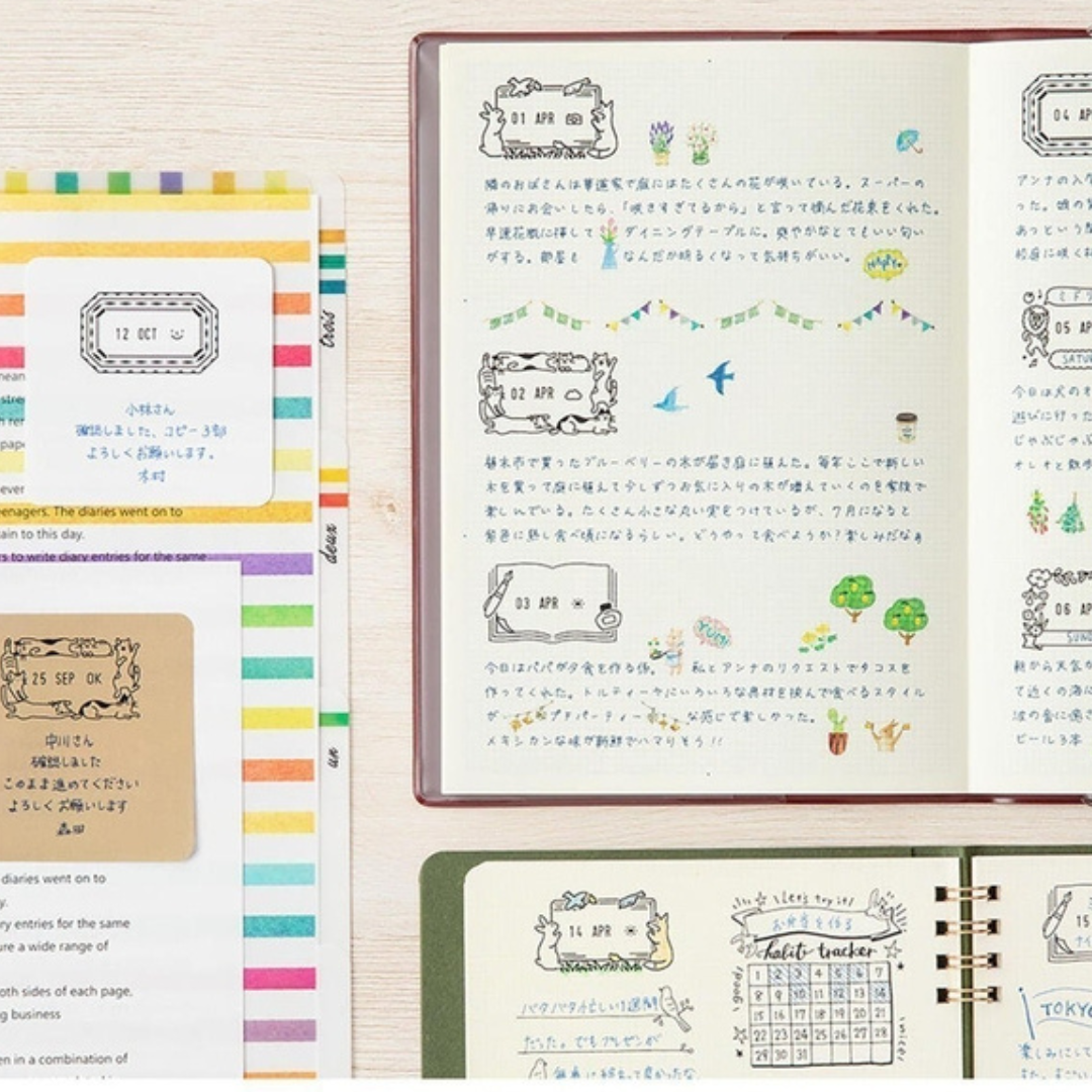 Midori Paintable Rotating Date Stamp - Frame