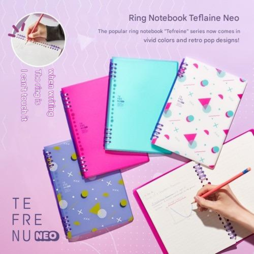 King Jim Spiral Notebook TEFRENU NEO - B5 & A5 Sizes