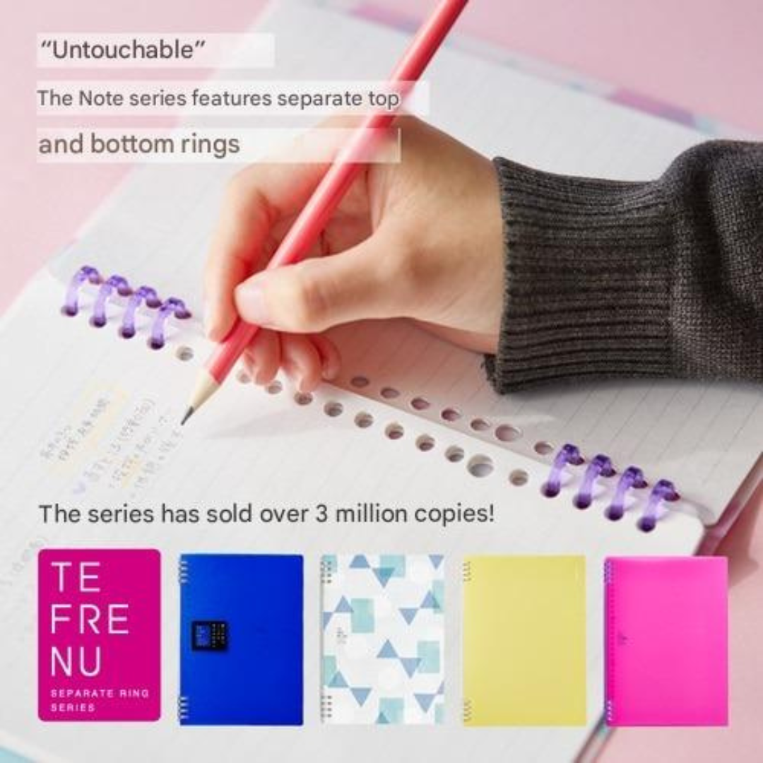 King Jim Spiral Notebook TEFRENU NEO - B5 & A5 Sizes