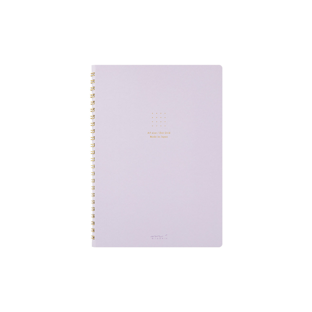Midori Dot Colour Ring Notebook - A5 - 120 Pages
