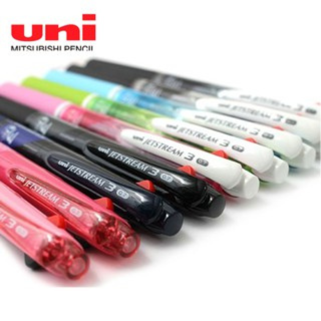 Uni Jetstream 3 Color Ballpoint Multi Pen - 0.7 mm