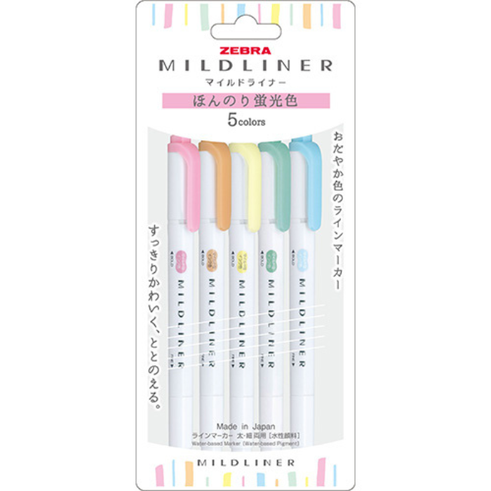 Zebra Mildliner Double-Sided Highlighter Set