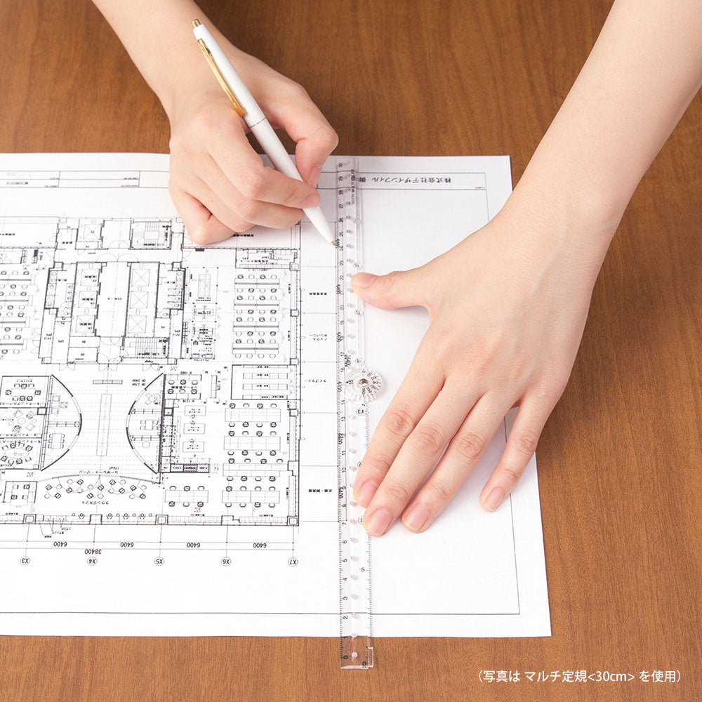 Midori Multi Ruler Clear - 16 Cms