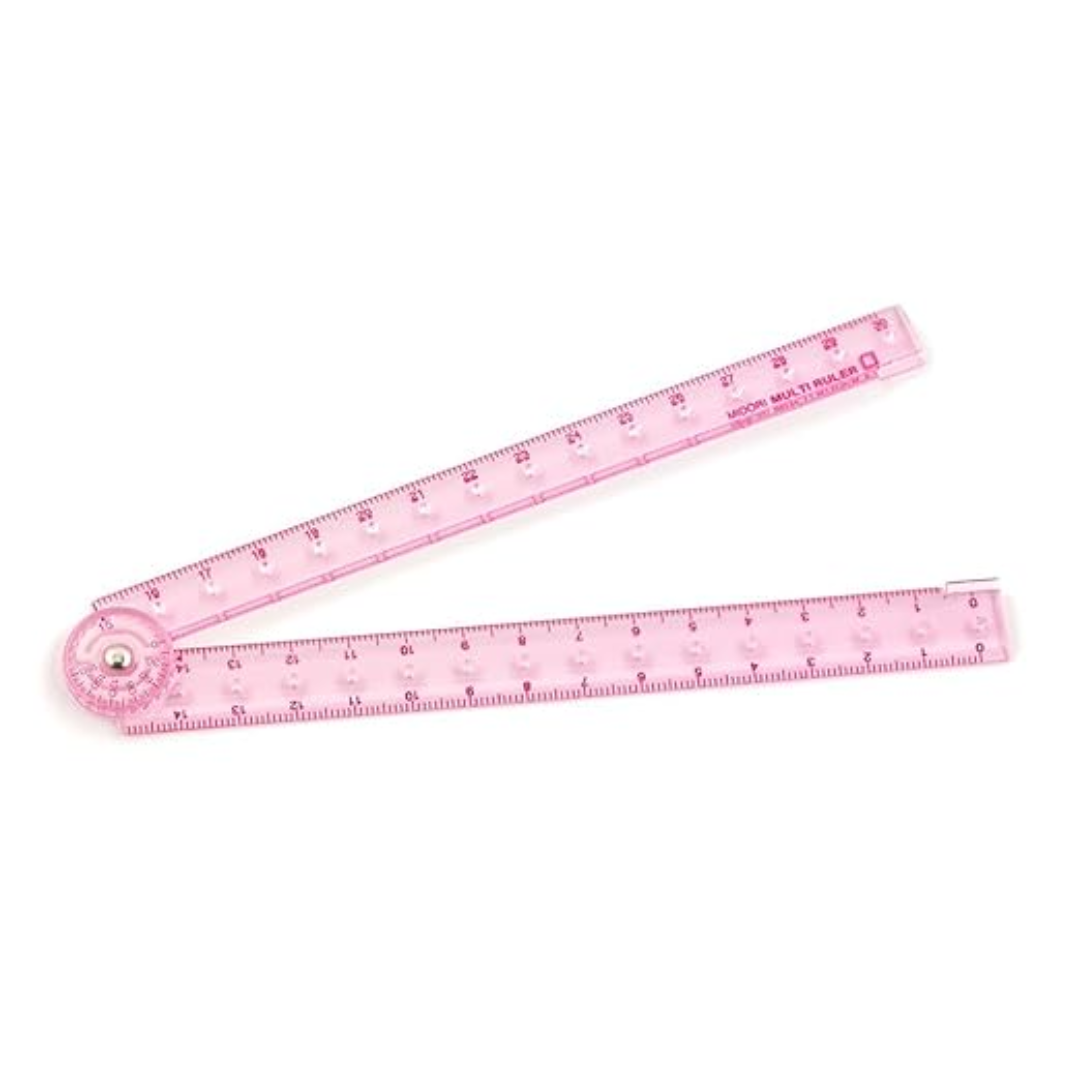 Midori Multi Ruler Pink - 30 Cms