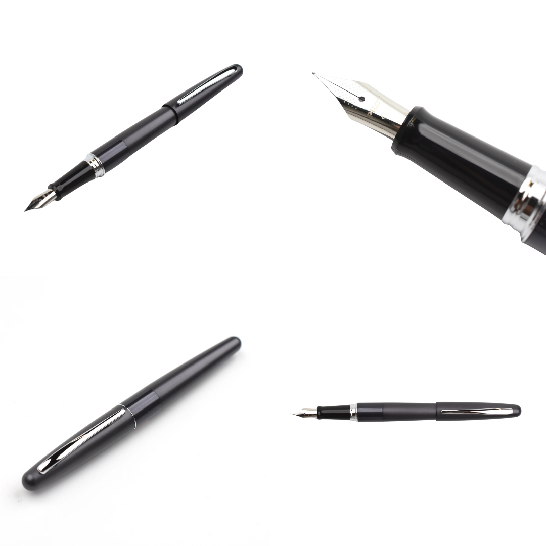 Pilot Cocoon Fountain Pen - Metallic Gray