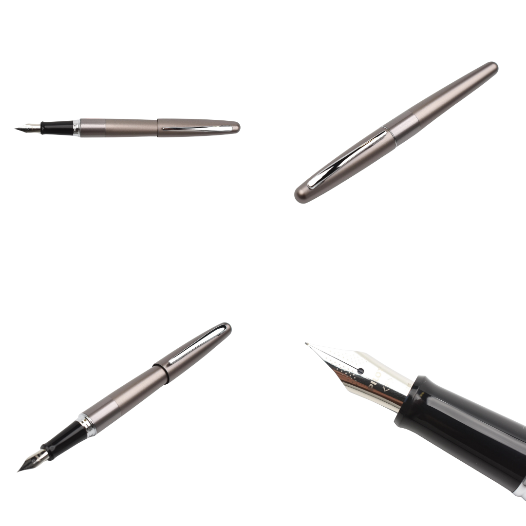 Pilot Cocoon Fountain Pen - Titanium