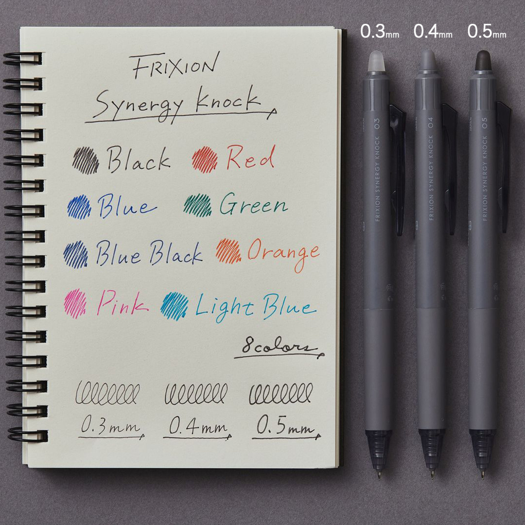 Pilot FriXion Synergy Knock Gel Pen Refill - 0.3 mm