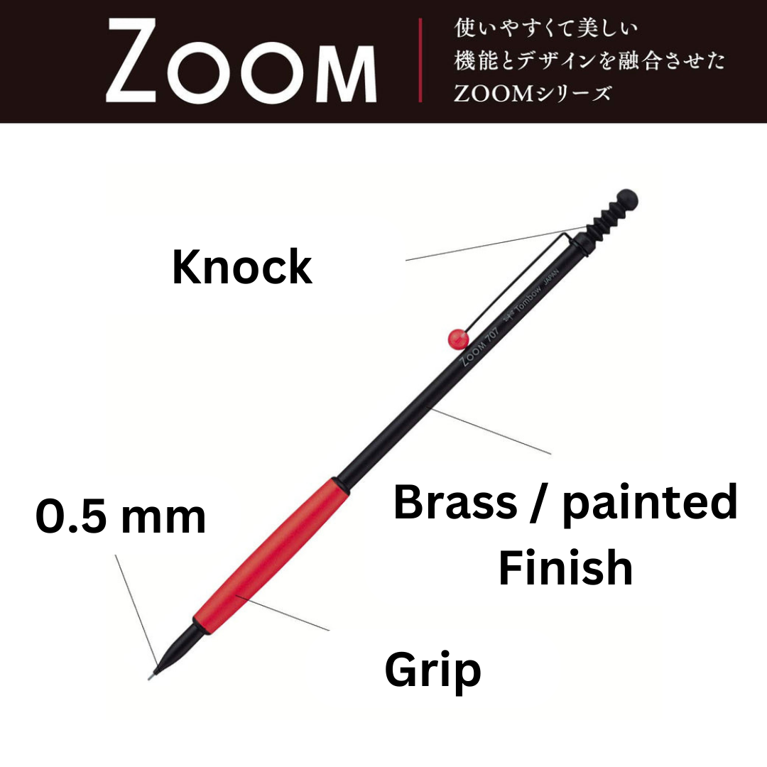 Tombow Zoom 707 Mechanical Pencil - 0.5 mm