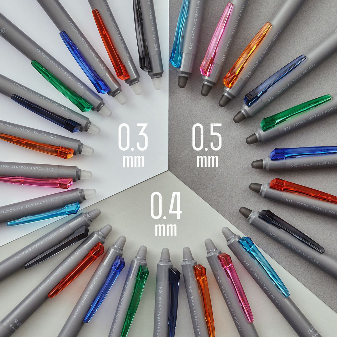 Pilot FriXion Synergy Knock Gel Pen Refill - 0.3 mm