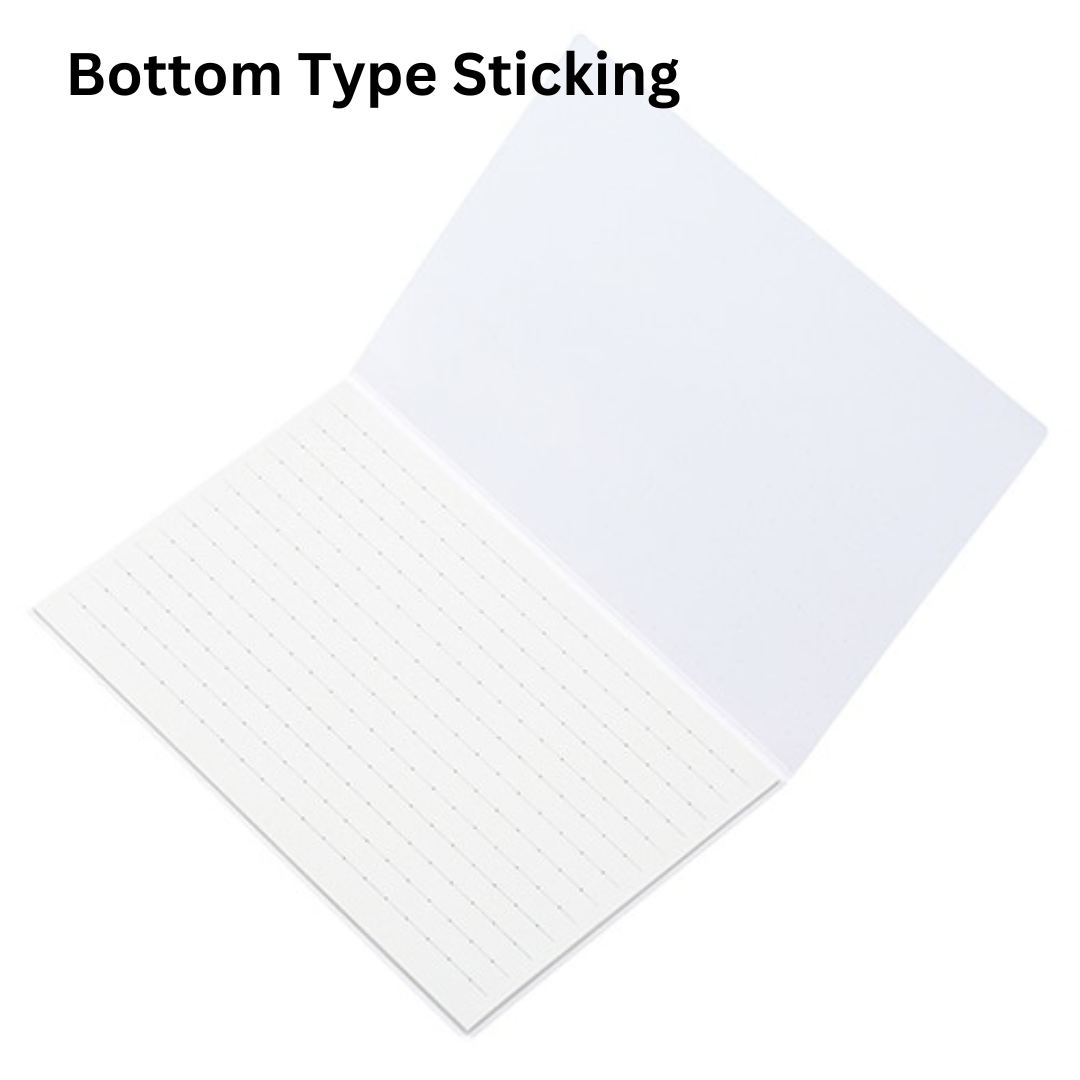 Kokuyo Campus Sticky note with Ruled 20 sheets Side & Bottom Type
