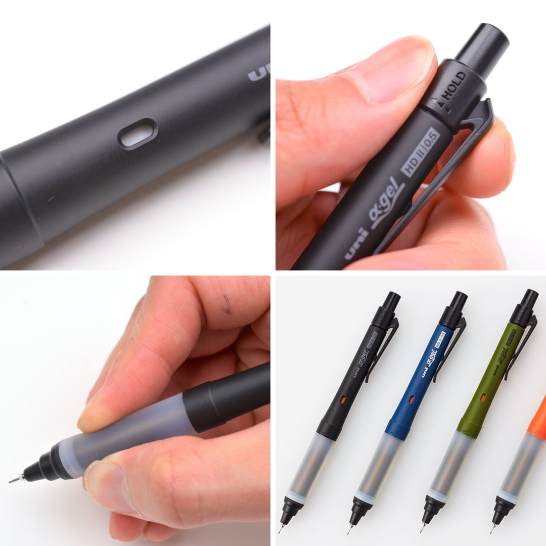 Uni Alpha Gel Switch Mechanical Pencil Pastel Colors - 0.5 mm