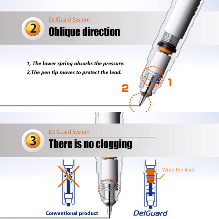 Zebra DelGuard Mechanical Pencil 0.7 mm