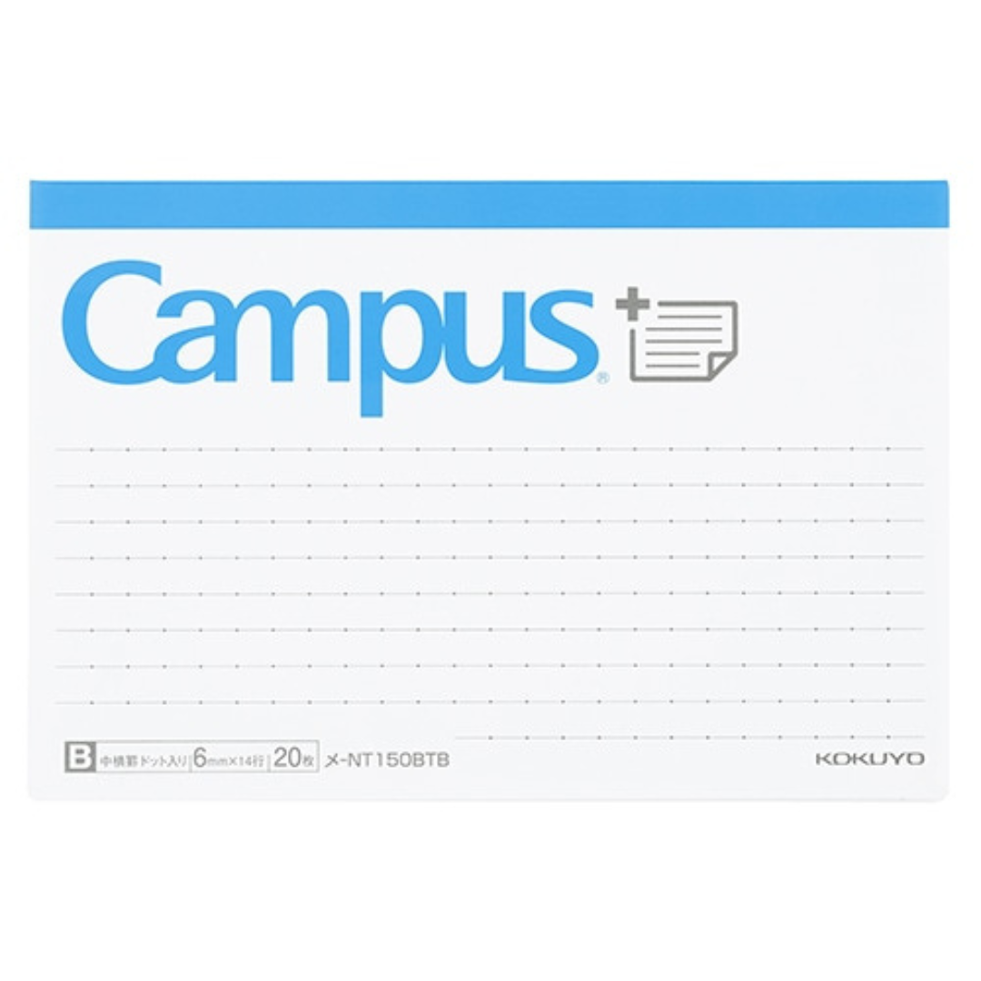 Kokuyo Campus Sticky note with Ruled 20 sheets Side & Bottom Type