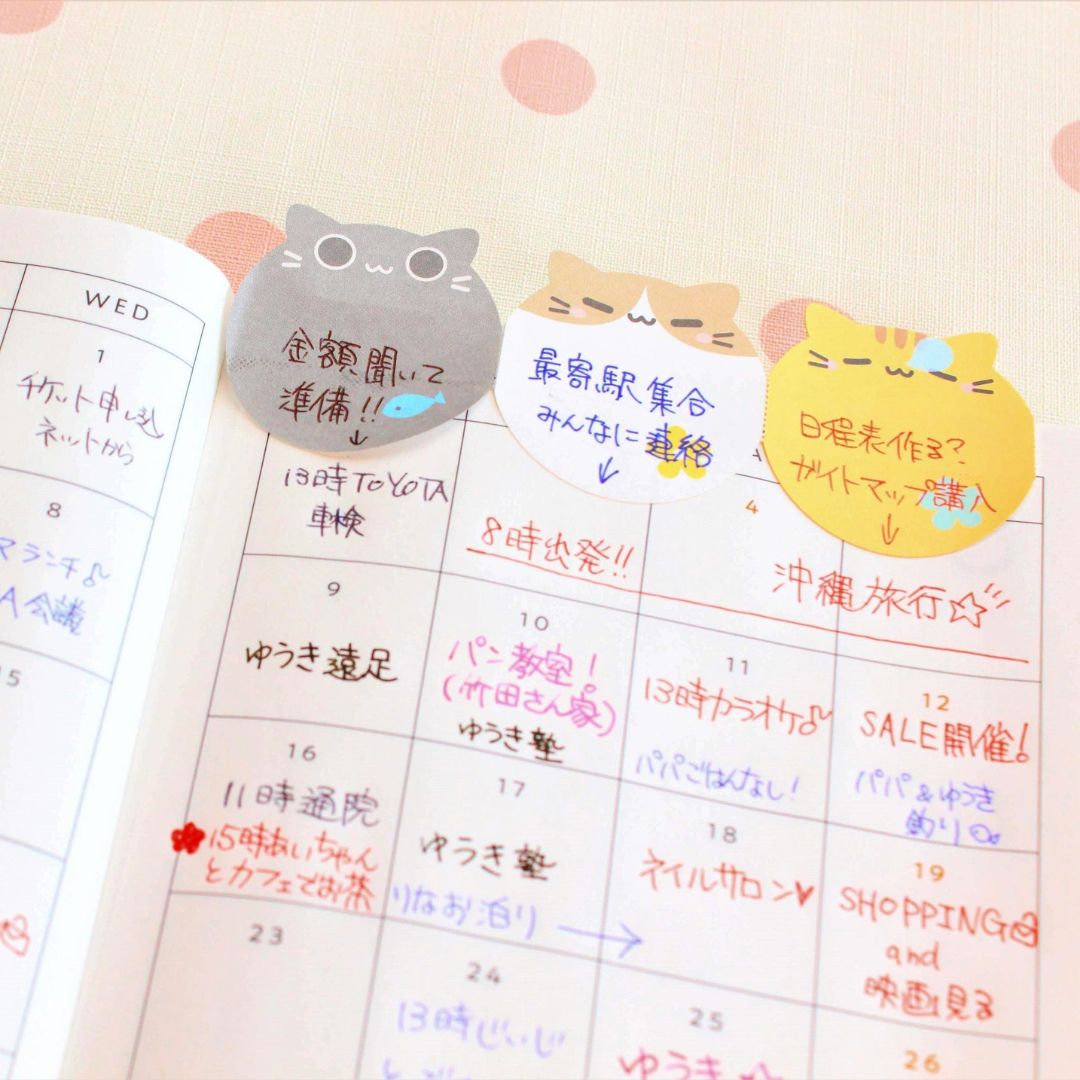 Crucial Sticky Note One Week Sticky Note - Round type