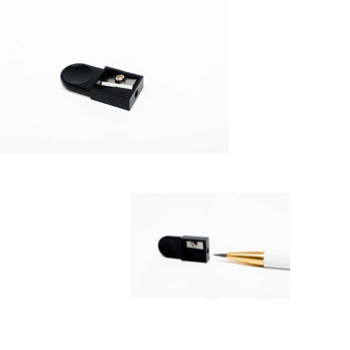 Ohto Wooden Mechanical Pencil, Sharpener & Leads - 2.0 mm