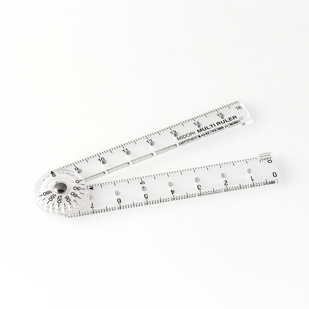 Midori Multi Ruler Clear - 16 Cms