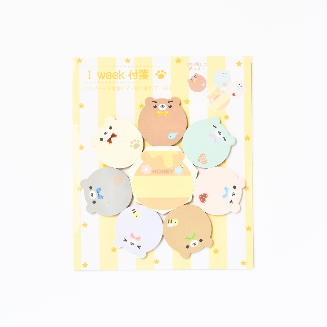 Crucial Sticky Note One Week Sticky Note - Round type