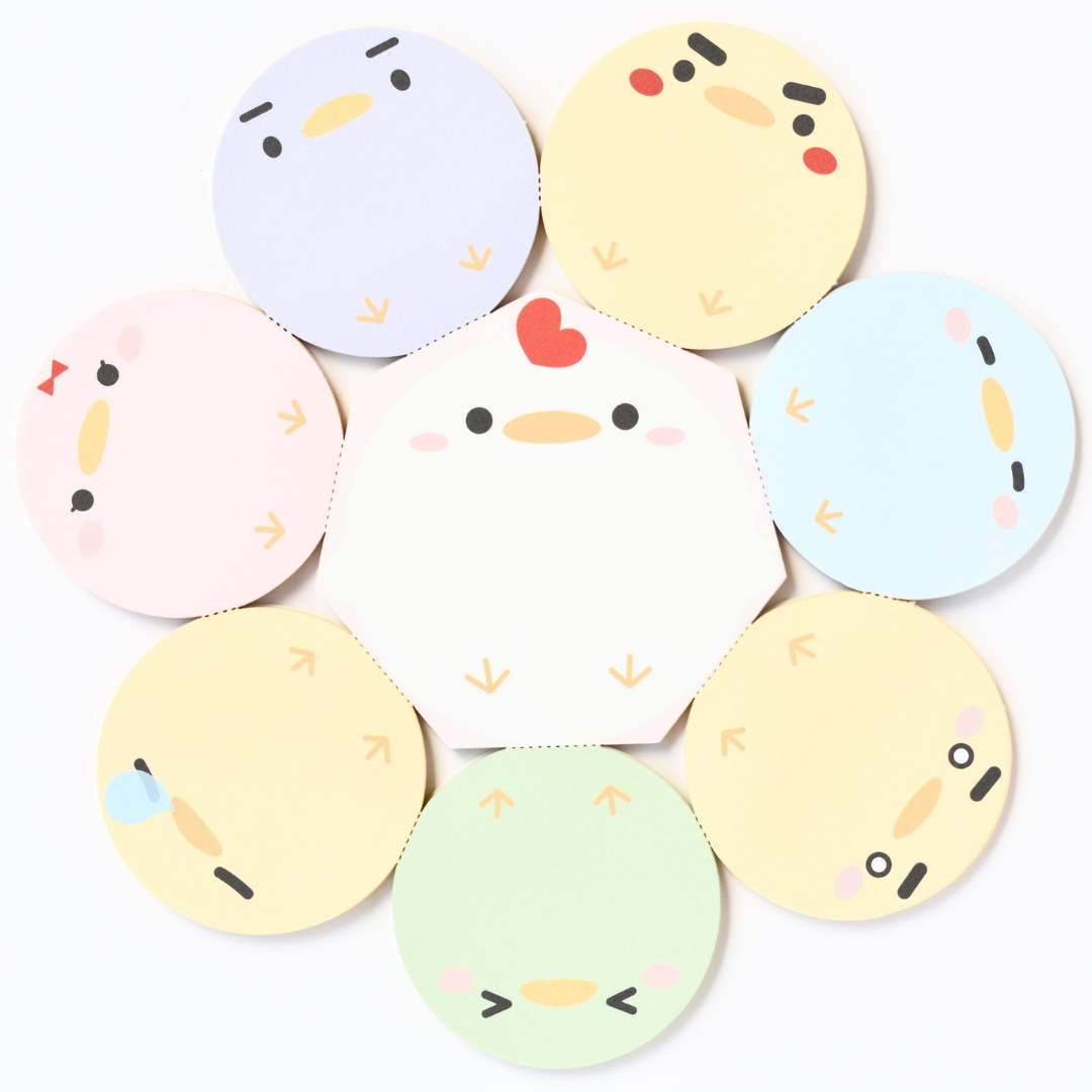 Crucial Sticky Note One Week Sticky Note - Round type