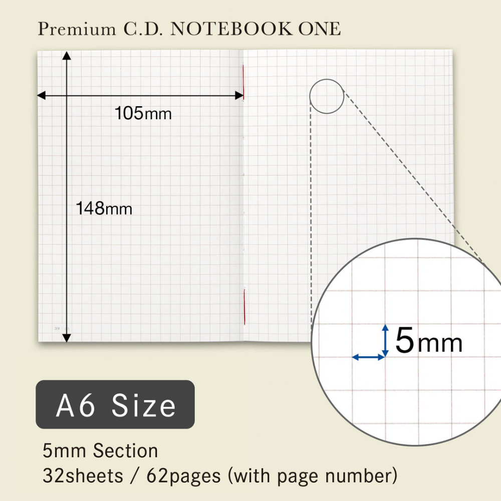 Apica CD Premium Notebook ONE - A6