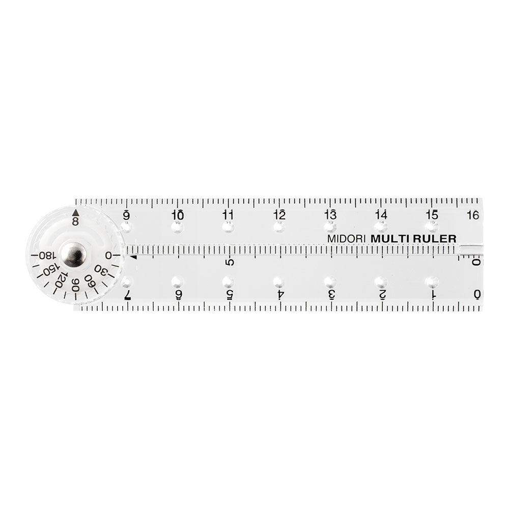 Midori Multi Ruler Clear - 16 Cms