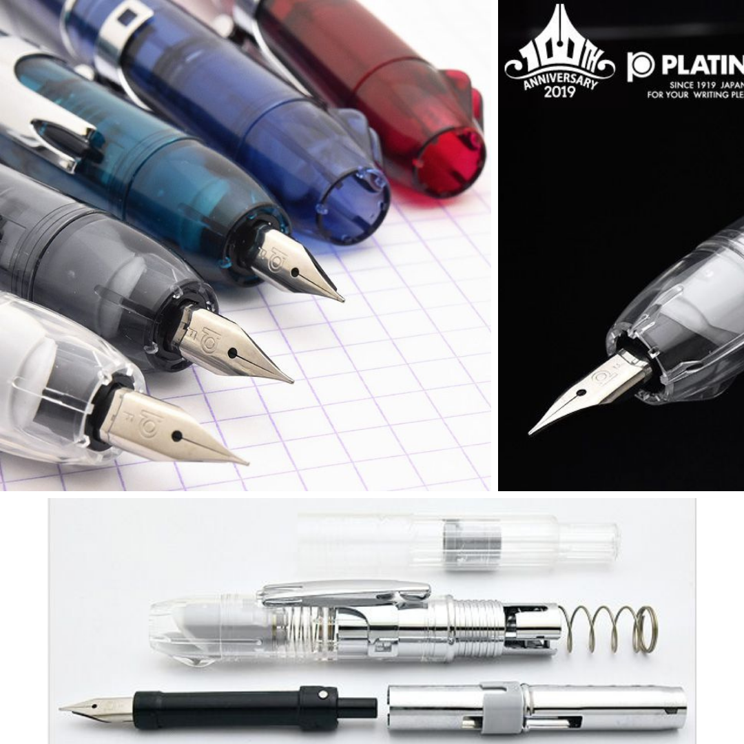 Platinum Curidas Fountain Pen - Abyss Blue