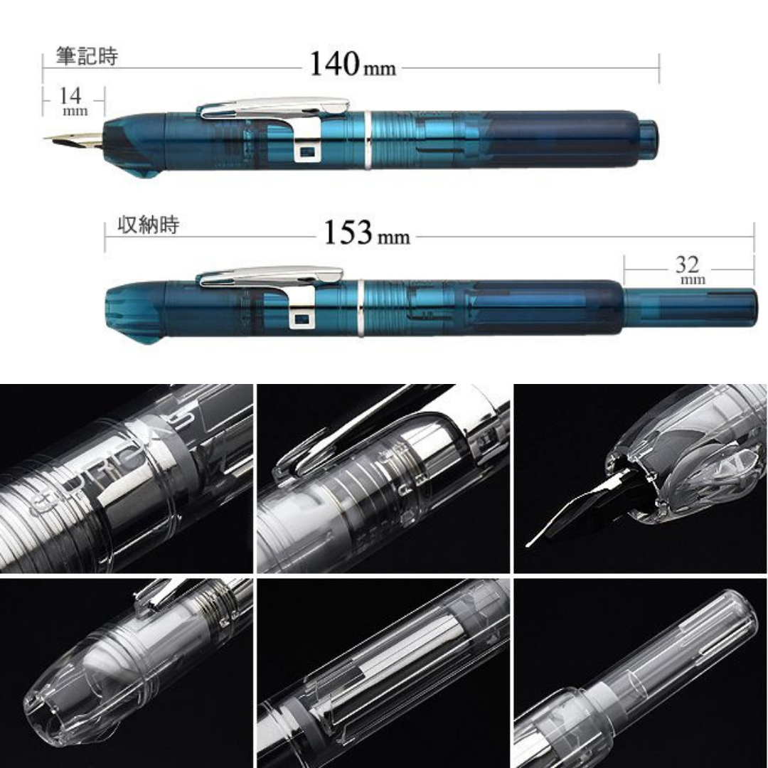 Platinum Curidas Fountain Pen - Abyss Blue