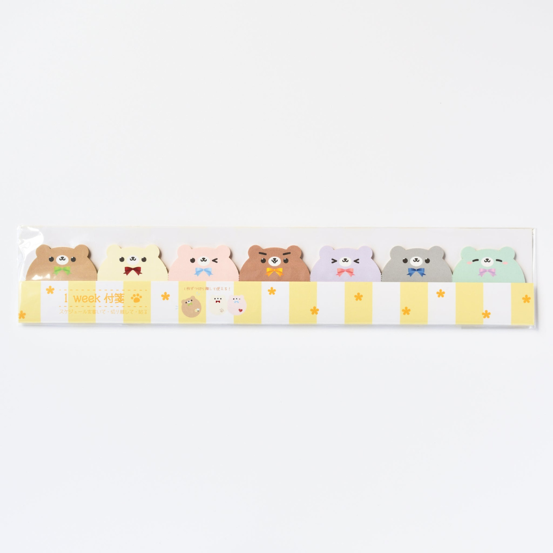 Crucial Sticky Note One Week Sticky Note - Horizontal type