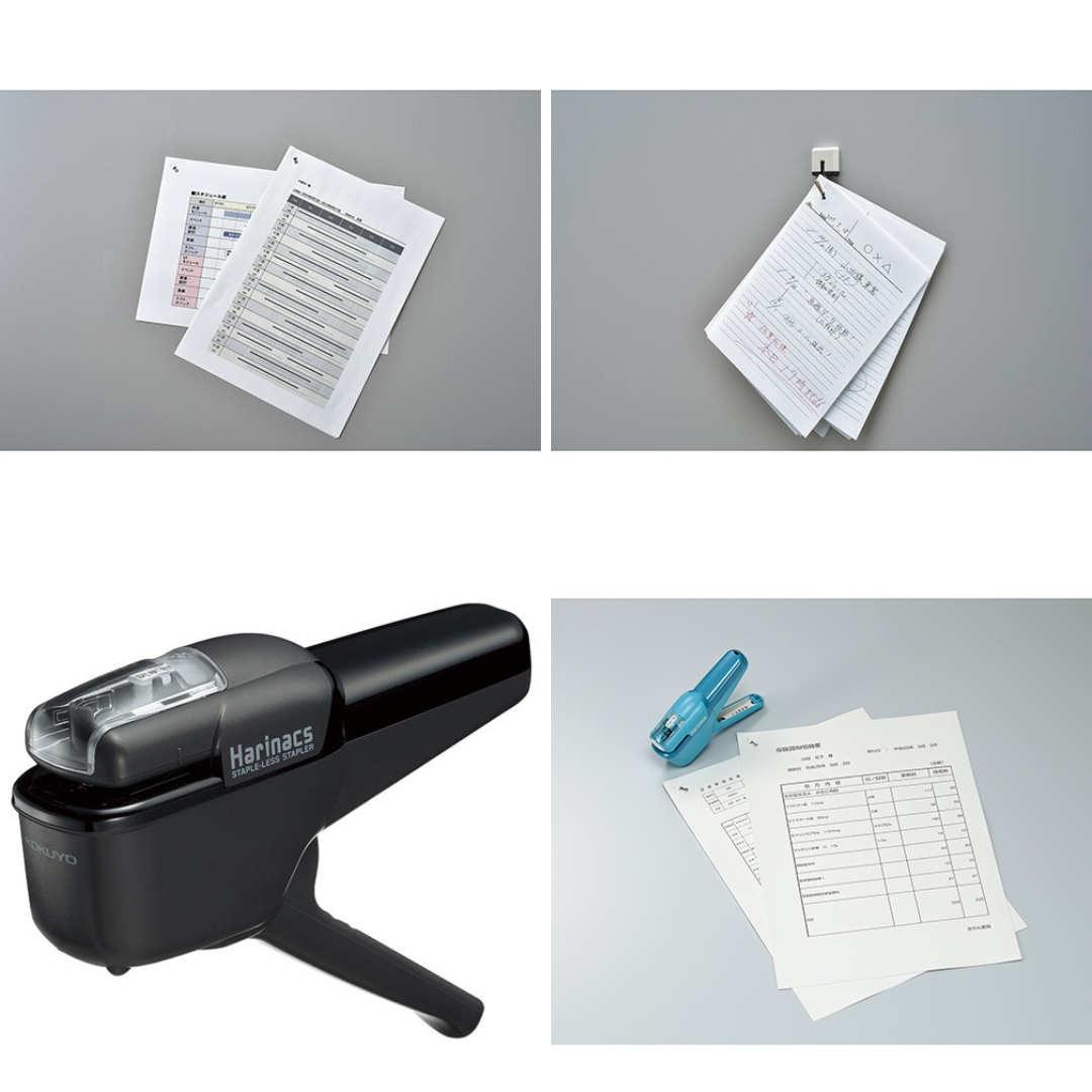 Kokuyo Harinacs Stapleless Stapler - Handy 10 Sheets